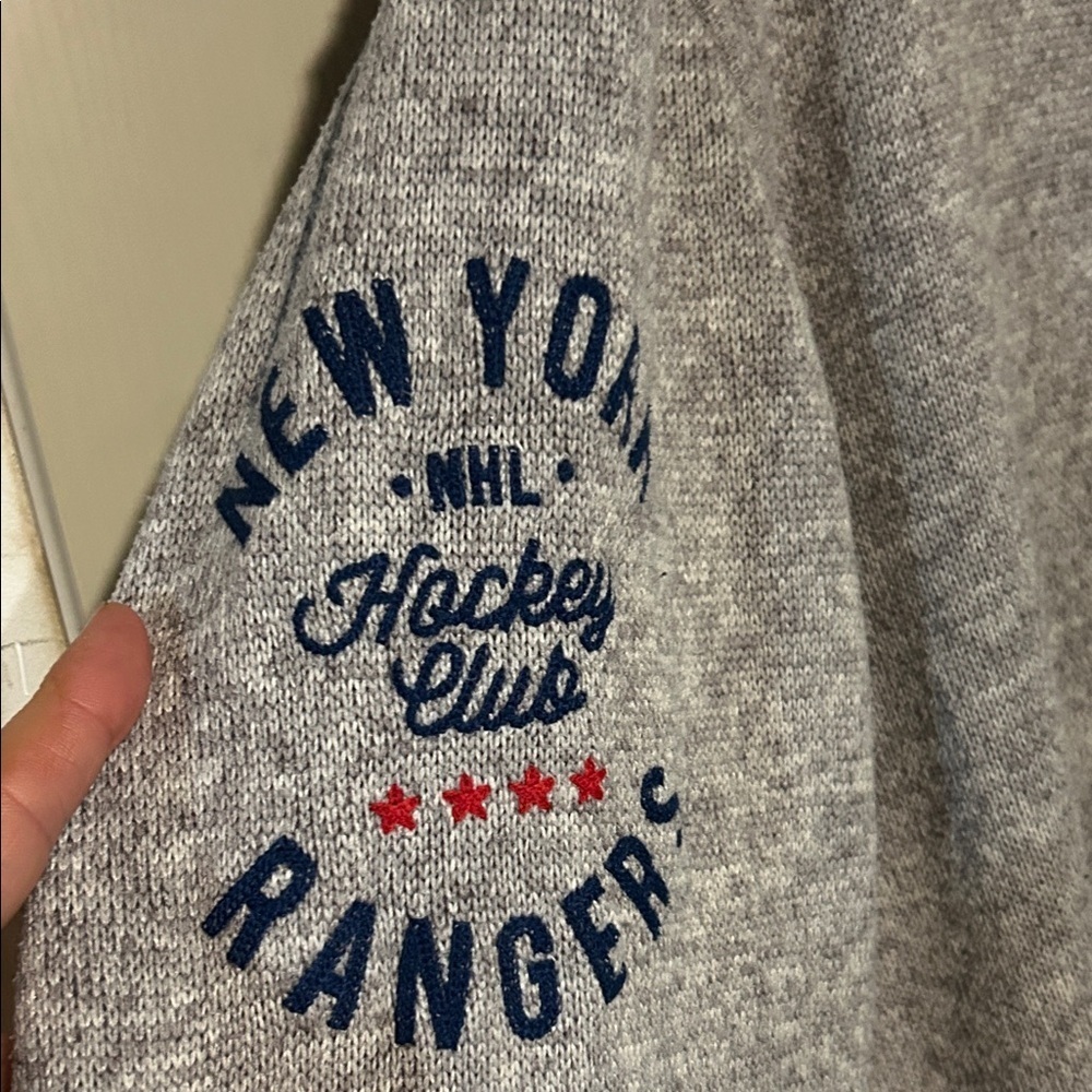 CCM Gray New York Rangers Sweater - Picture 3 of 6